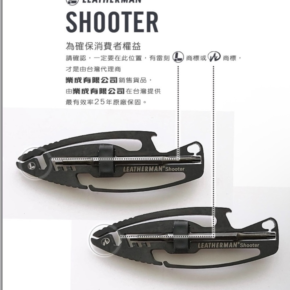 Leatherman Shooter Black Multi-Tool